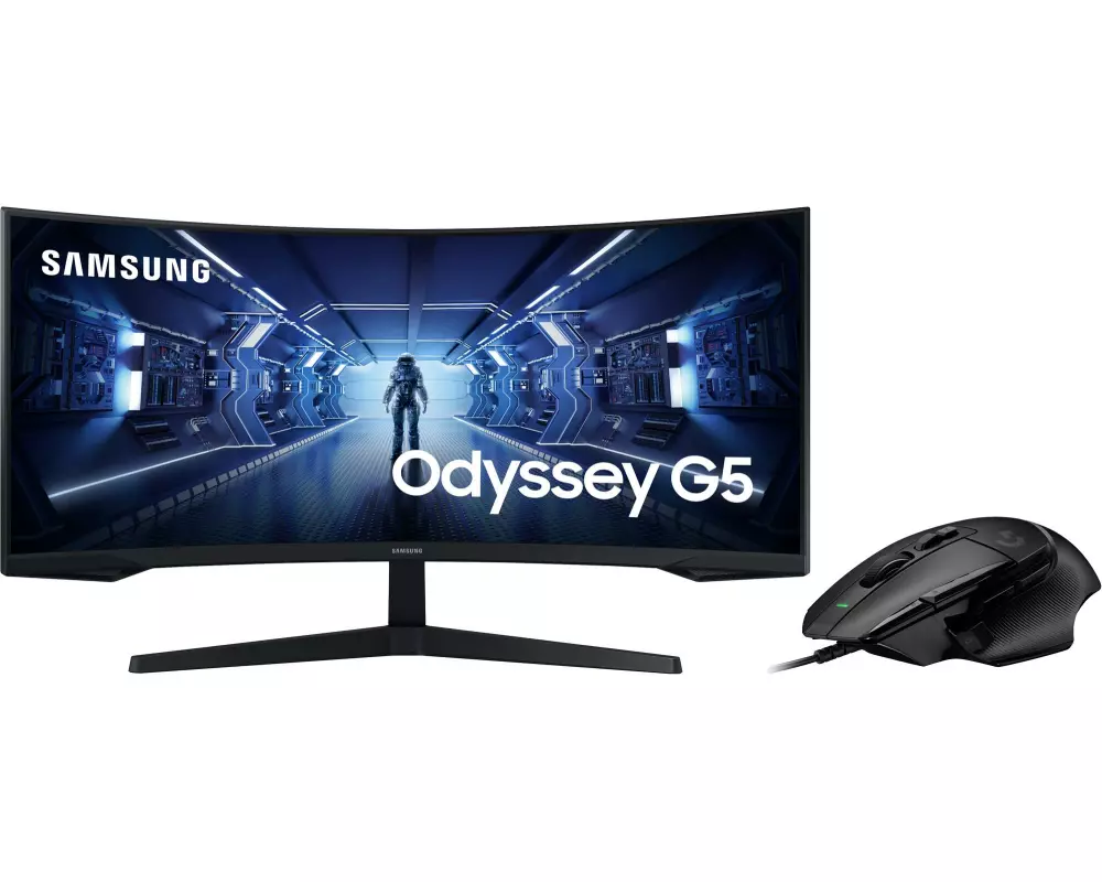 Samsung Monitor Odyssey G5 LC34G55TWWPXEN Inkl. G502 X