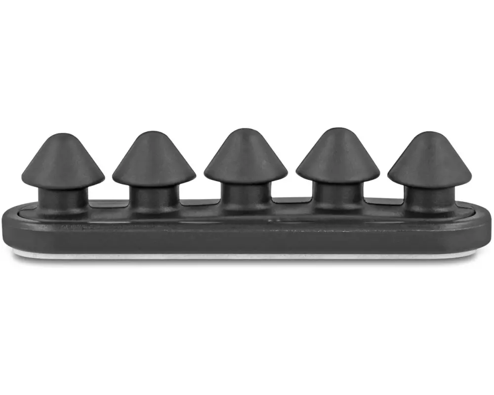 Delock Kabelhalter mit 5 Durchführungen, selbstklebend 2 Stück