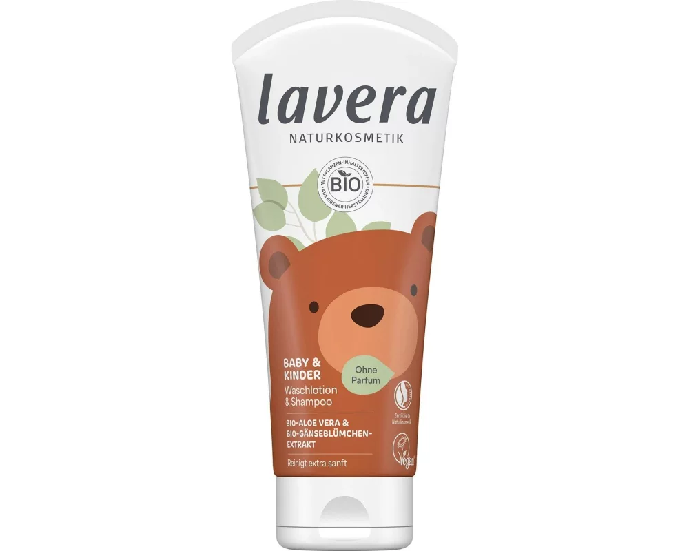 Lavera Waschlotion und Shampoo Baby und Kinder 200 ml