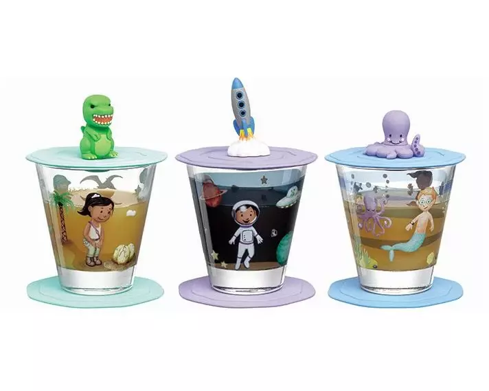 Leonardo Kindertrinkglas Avventura 215 ml, 9-teilig, Assortiert