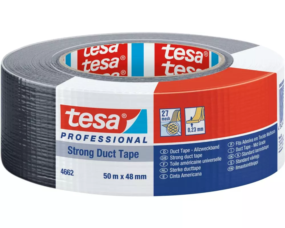 tesa 466200195 48 mm x 25 m, Orange