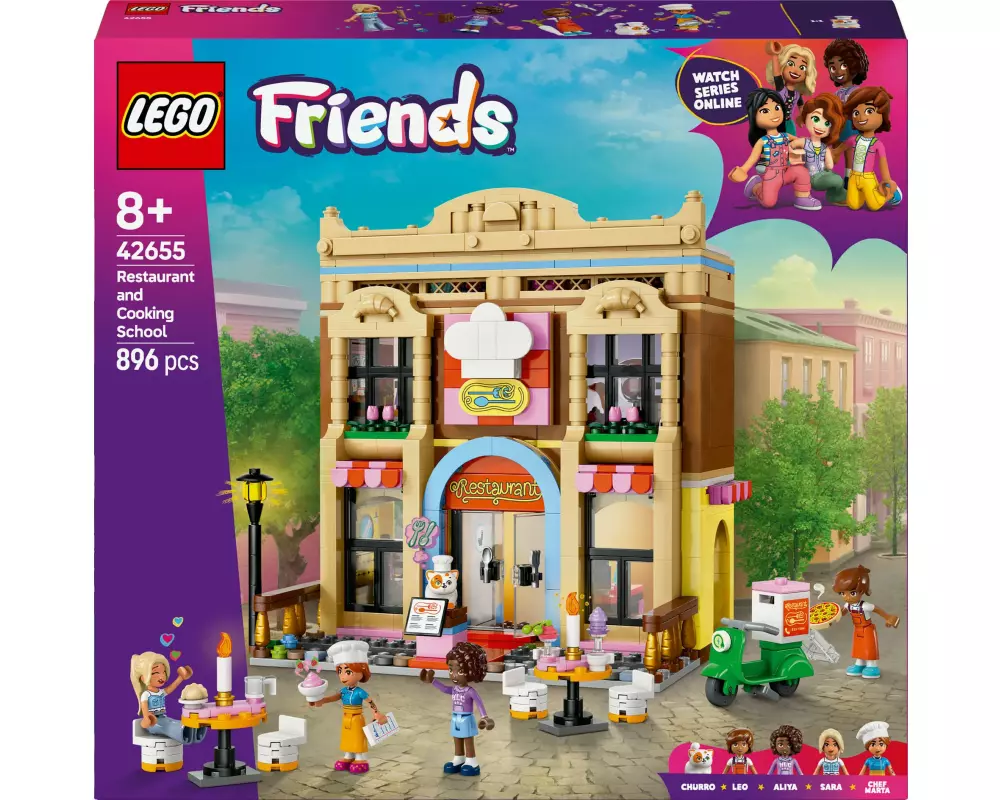 LEGO® Friends Restaurant und Kochschule 42655