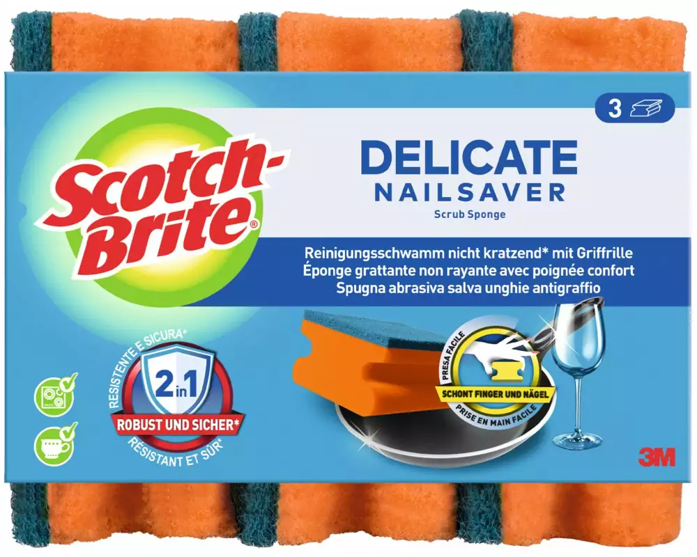Scotch-Brite Schwamm Delicate 3 Stück