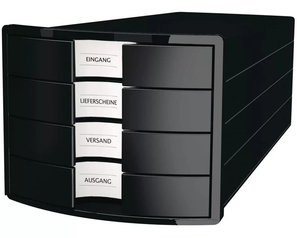 HAN Schubladenbox IMPULS A4 Schwarz