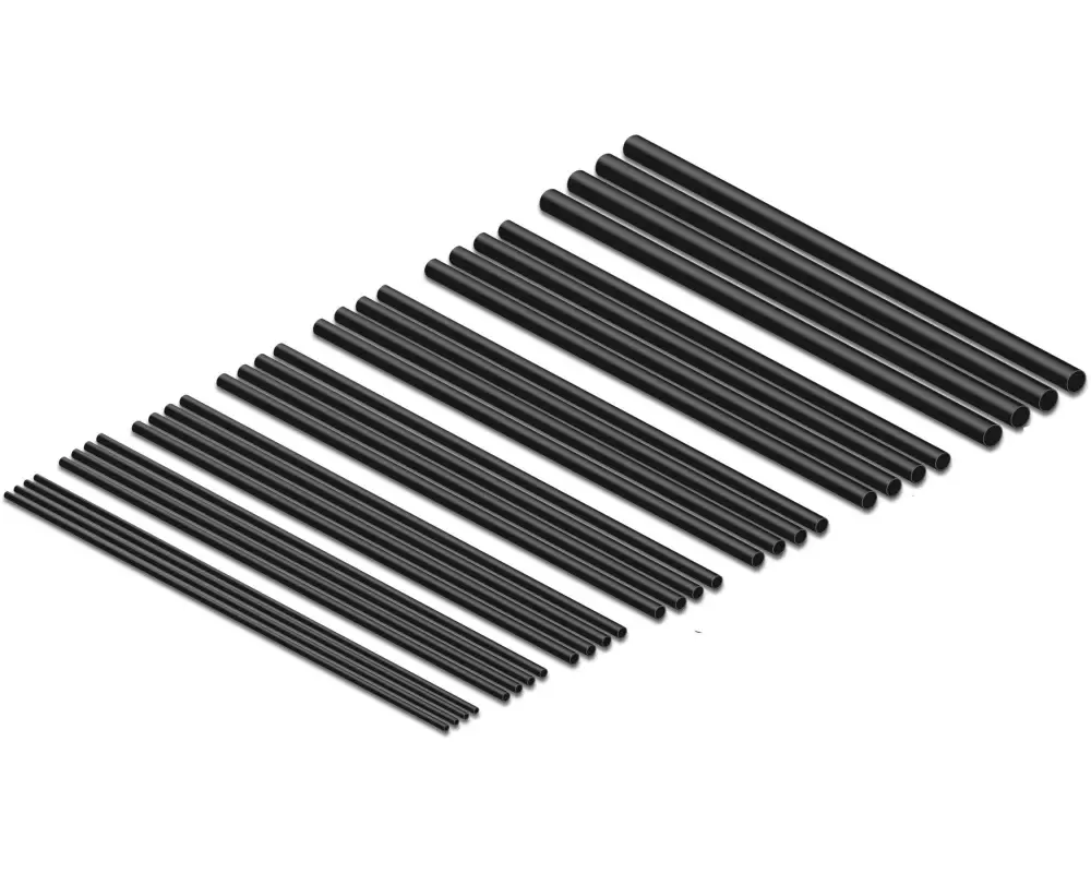Delock Schrumpfschlauch 28er-Set, 10 cm Schwarz