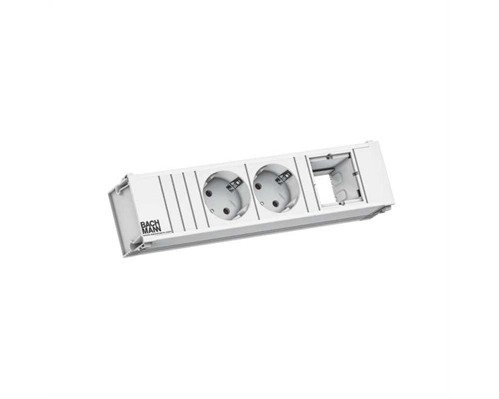 BACHMANN CONI 2xCEE7/3 1xCM 0,2m GST18 RAL9010
