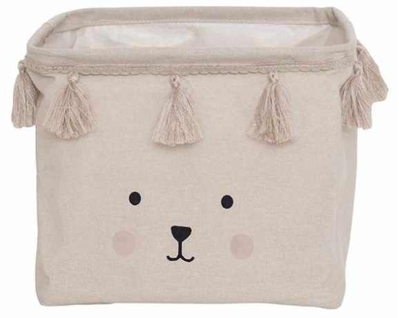 JABADABADO Aufbewahrungskorb K016 Teddy 28x28x24cm