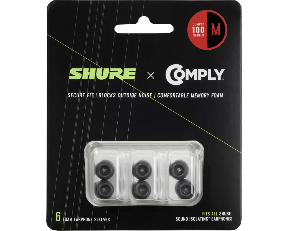 Shure Ohrpassstücke EACYF1-6M 6 Stück