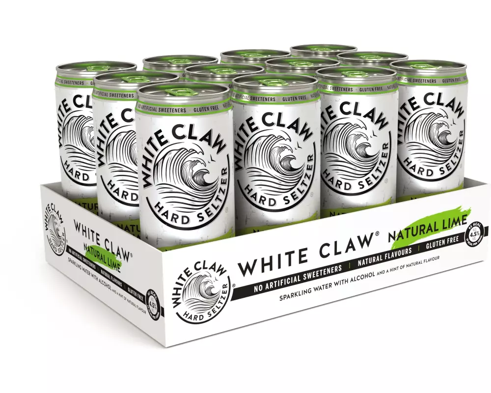 White Claw Hard Seltzer Natural Lime 12 x 0.33 l