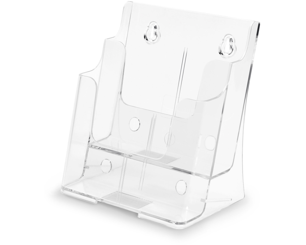 DEFLECTO Prospekthalter Classic A5 LHPA521 hoch, 2 Fächer