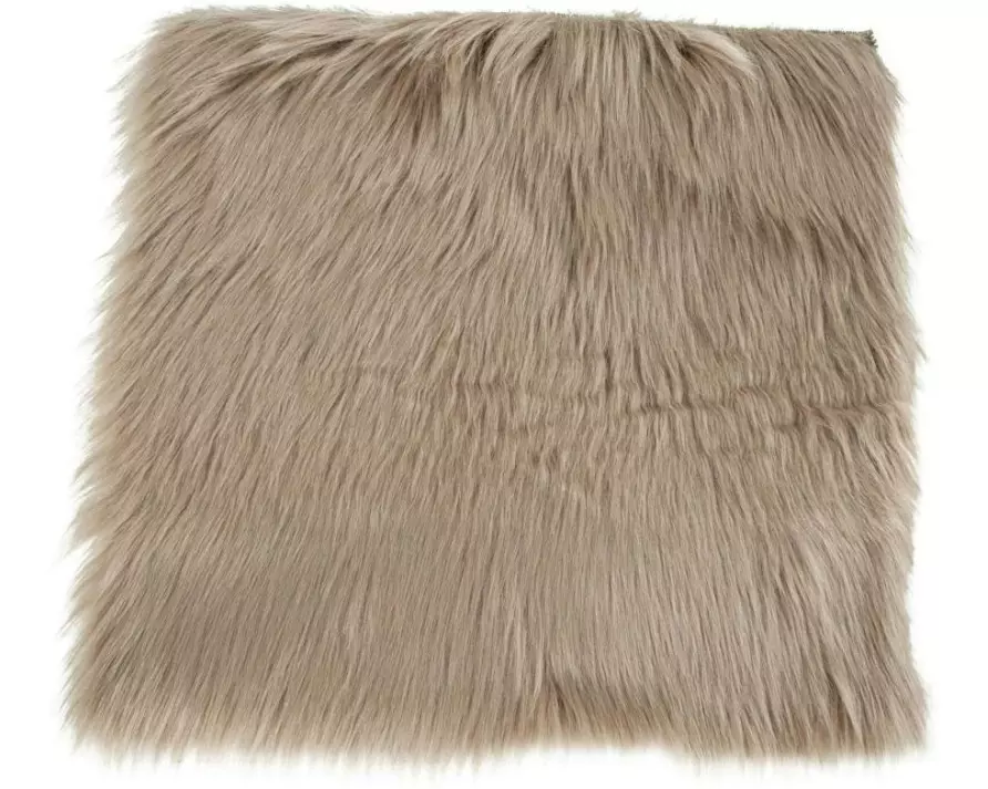 House Nordic Pelzimitat 40 x 40 cm, Braun