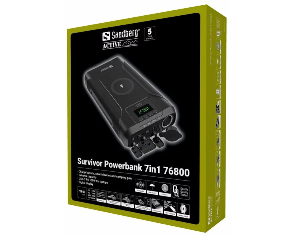 Sandberg Survivor Powerbank 7in1 76800