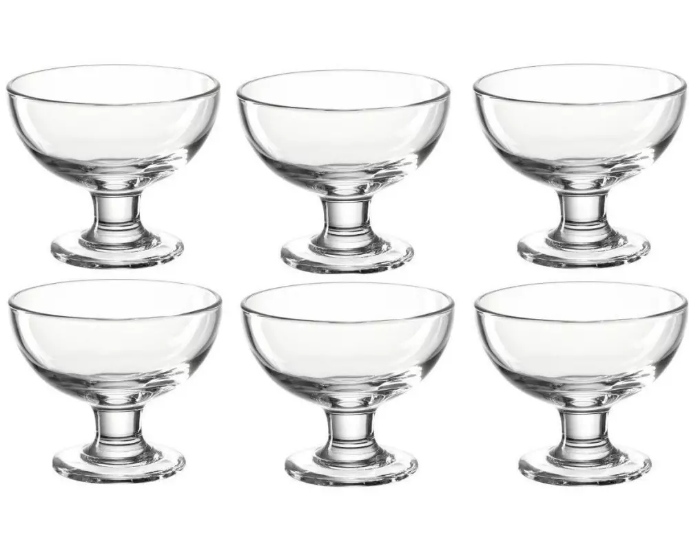 Leonardo Dessert-Schale Cucina 12 cm, 6 Stück, Transparent