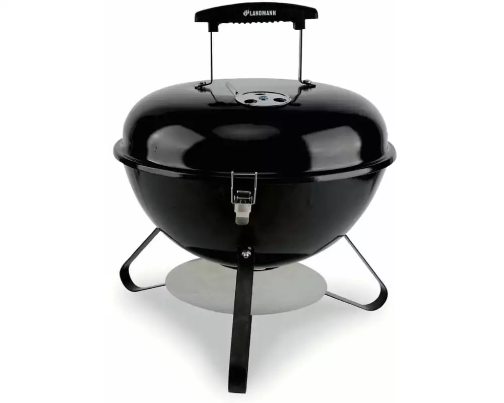 Landmann Holzkohle Kugelgrill 36 cm Schwarz