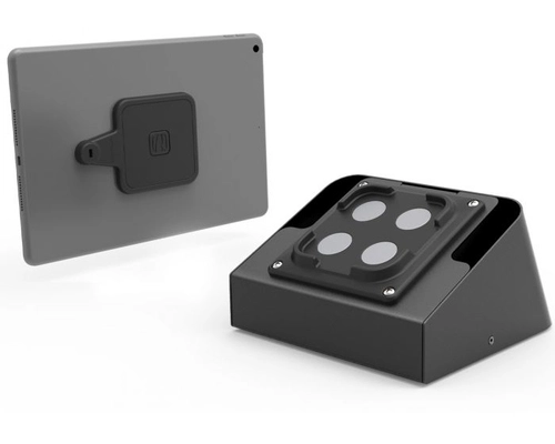 Compulocks Universal Tablet Magnetic AV Conference Room Capsule with Cable Lock Black