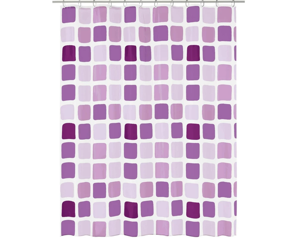 Kleine Wolke Duschvorhang Sonny 180 x 200 cm, Violett