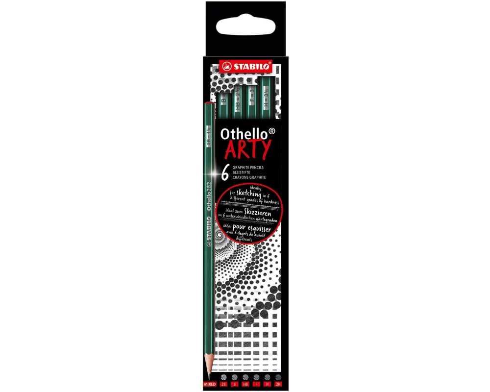 STABILO Bleistift Othello ARTY Medium, 6-teilig