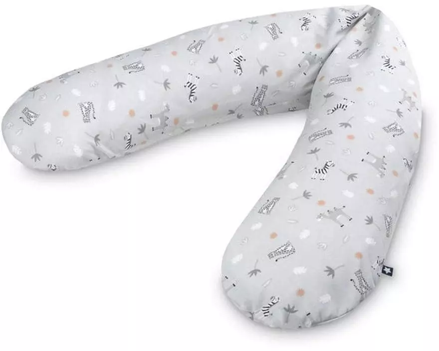 Julius Zöllner Stillkissen Jersey Savanne Grau 190 cm