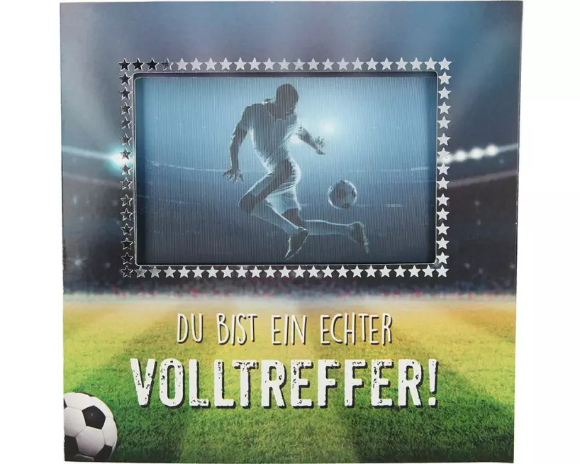 Depesche Musikkarte mit Licht Du bist ein echter Volltreffer!