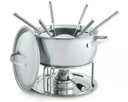 Kisag FONDUESET CHINOISE 9 Teile, Grau