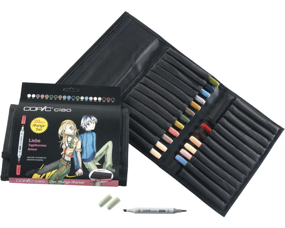 COPIC Marker Ciao 22075734 20er Set, Wallet Liebe