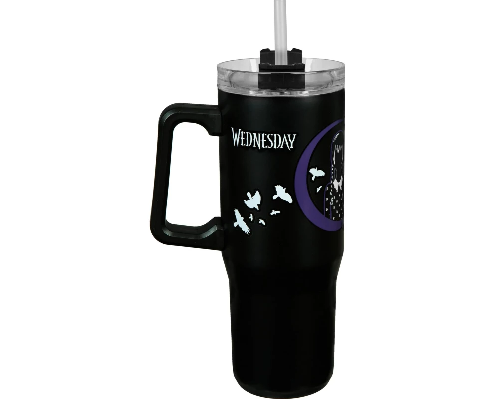 Undercover Thermobecher Wednesday Schwarz, 880 ml