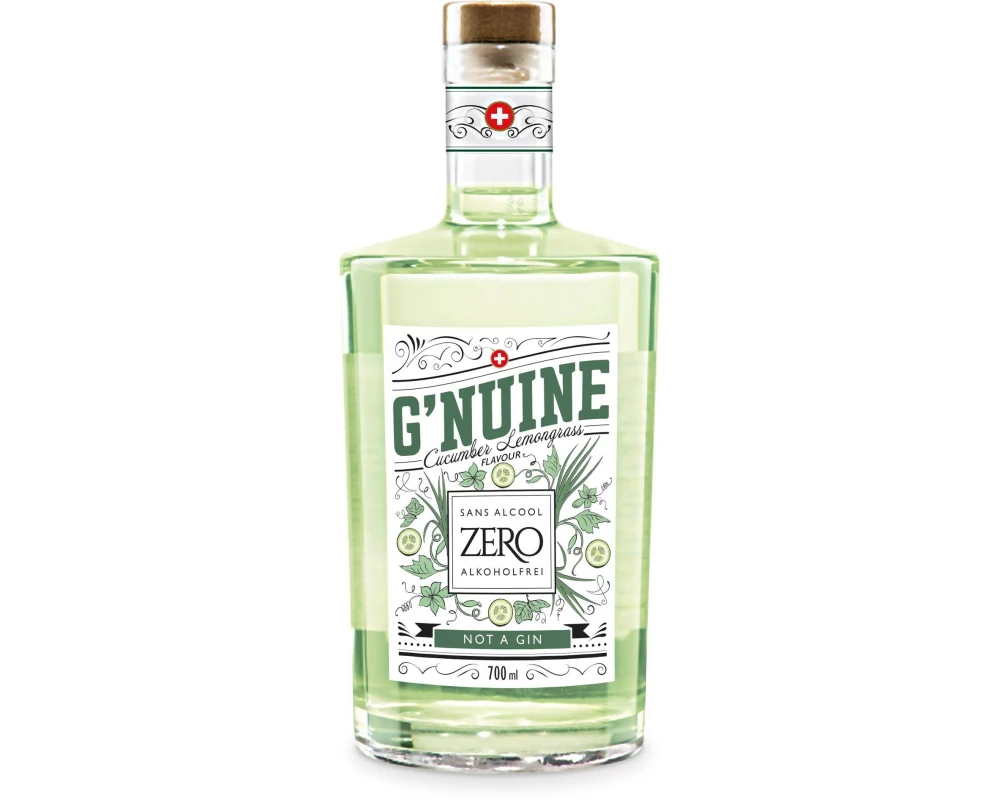 G'nuine Gin Zero Cucumber & Lemongrass 0.7 l