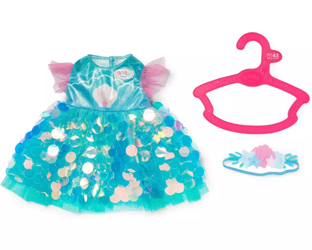 Baby Born Puppenkleidung Meerjungfrau-Outfit 43 cm