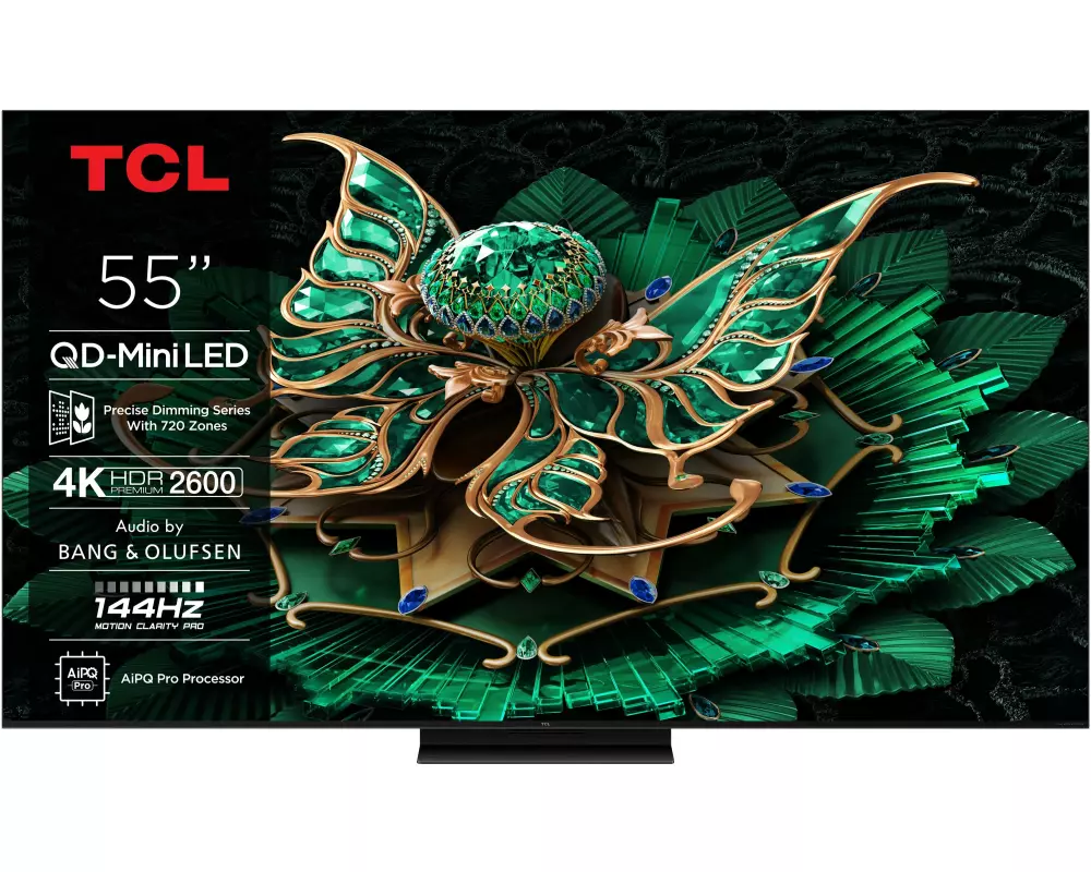 TCL TV 55C7K 55", 3840 x 2160 (Ultra HD 4K), QLED