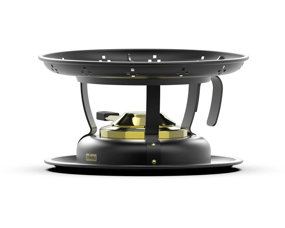 Stöckli Fondue-Rechaud Classic Schwarz