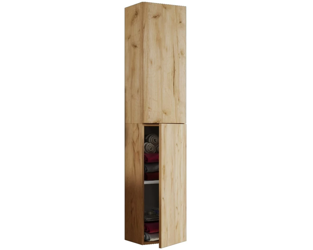 VCM Badezimmerregal Lendas 33 x 150 cm, Braun