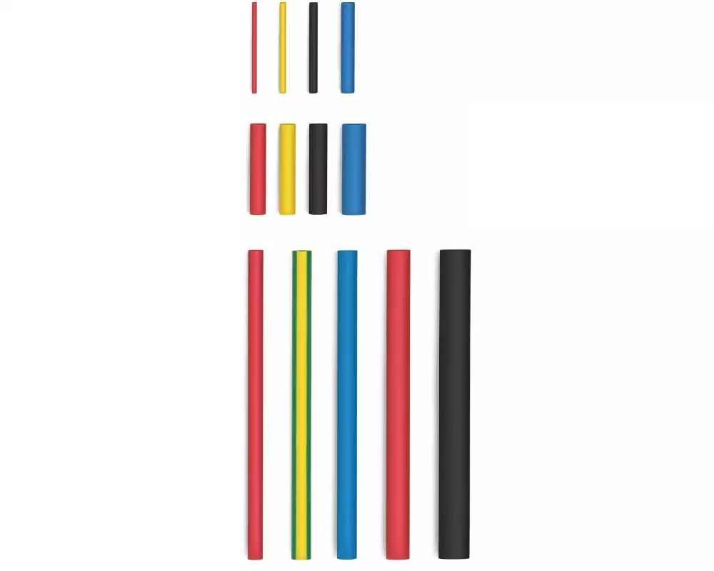 Steinel Schrumpfschläuche, 3.2-9.5 mm Verpackung à 16 Stk.