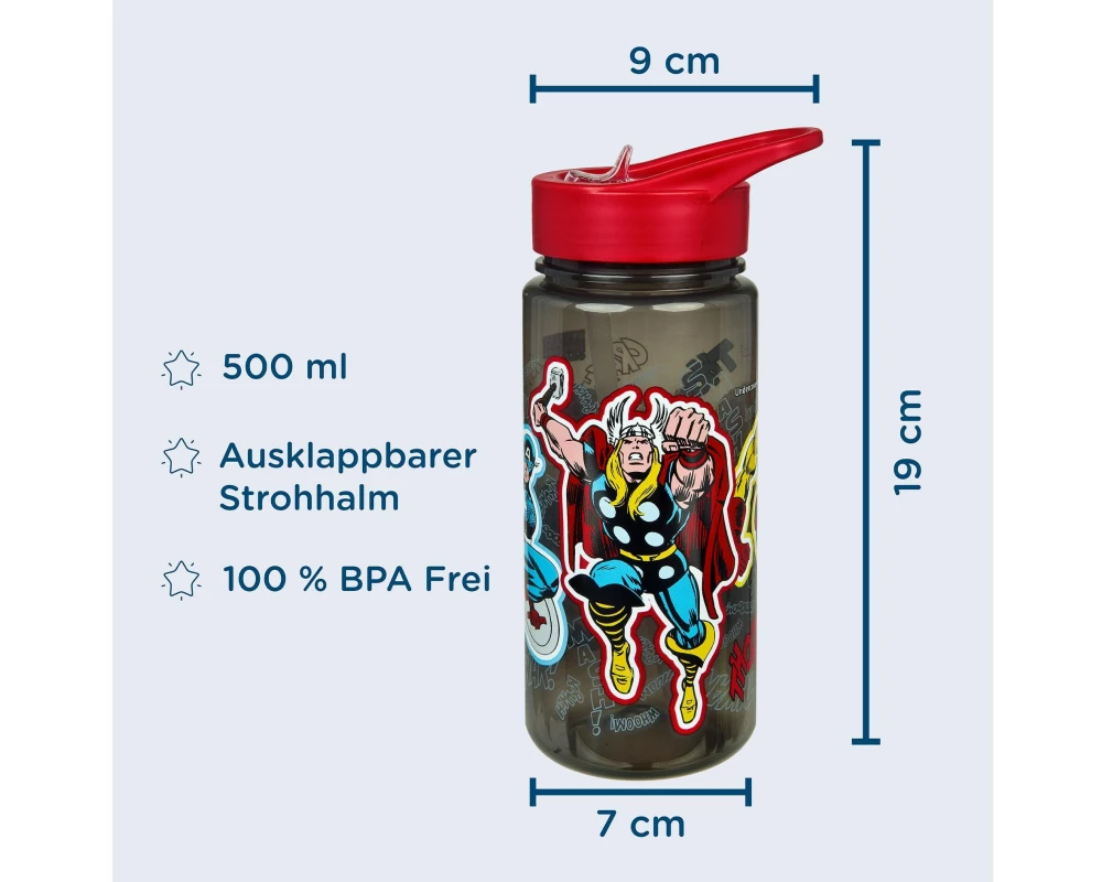 Scooli Trinkflasche Aero Avengers 500 ml
