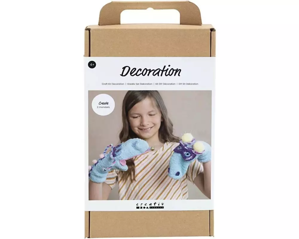 Creativ Company Bastelset Sockenmonster