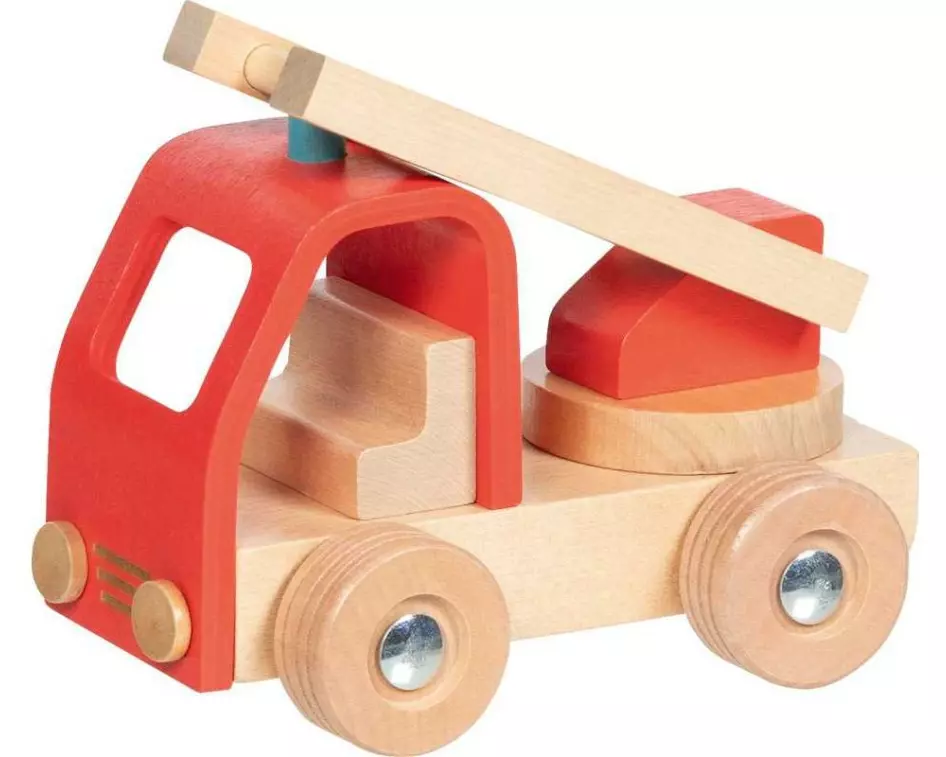 Goki Feuerwehr Leiterwagen 15.5 x 9.5 x 12.5 cm