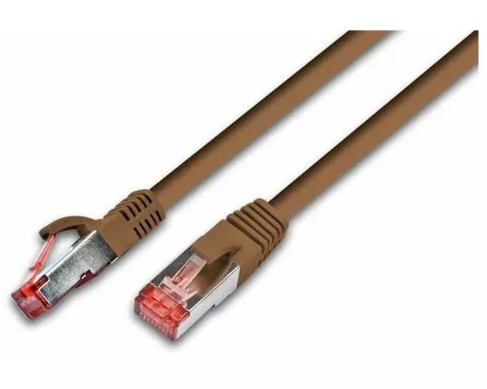 Wirewin Patchkabel  Cat 6, S/FTP, 30 m, Braun