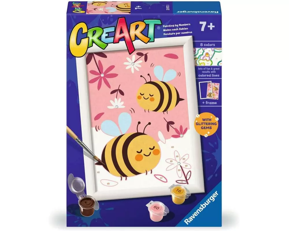 Ravensburger Malen nach Zahlen CreArt Happy Bumblebees