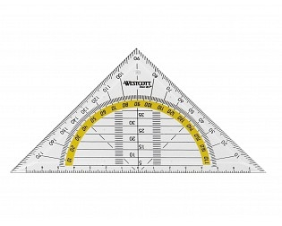 WESTCOTT Geodreieck 14cm E-1013000 Hypotenuse