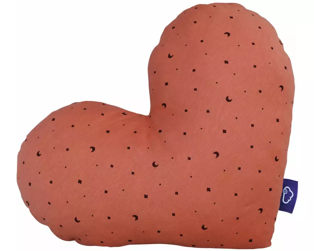 Träumeland Kissen Herz Moon Rost 38 x 30 x 12 cm