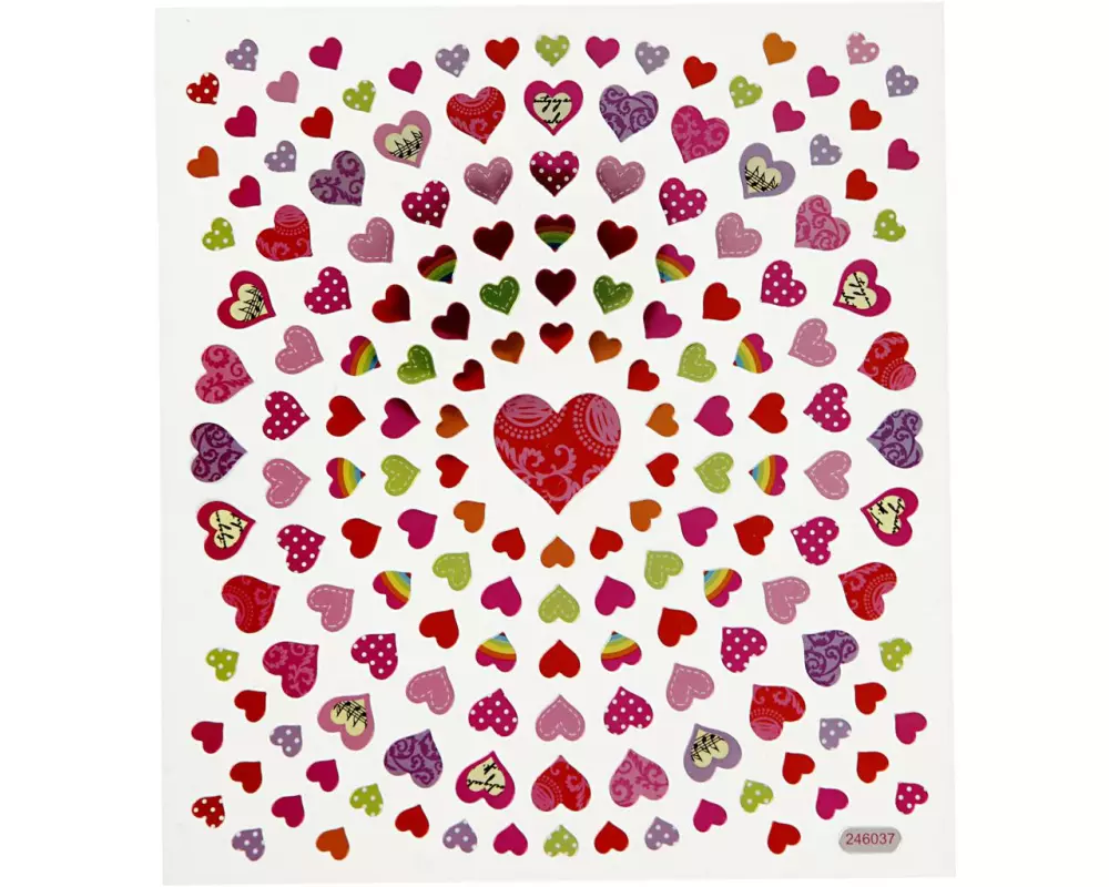Creativ Company Motivsticker Herzen 108 Motive