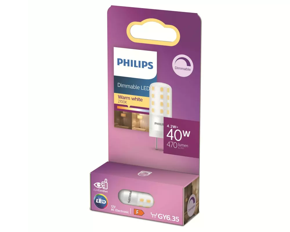 Philips Lampe LED Gy6.35 40W Warmweiss (WW)