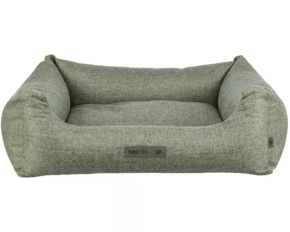 Trixie Hunde-Bett Matteo, 80 cm x 60 cm, Olivgrün