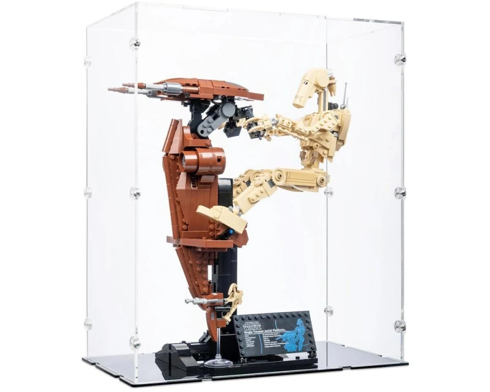 iDisplayit Acryl-Display für LEGO 75428 Star Wars Kampfdroide mit STAP