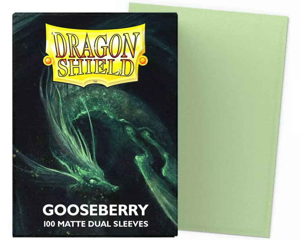Dragon Shield Kartenhülle Dual Matte Gooseberry, 63 x 88 mm