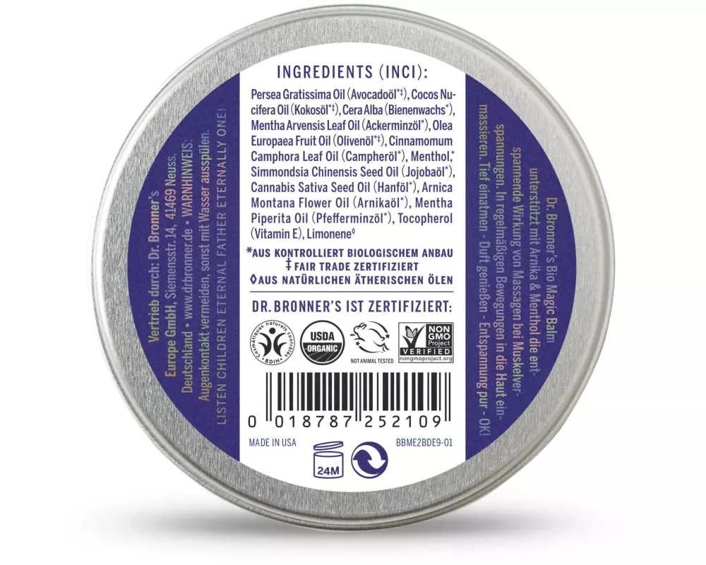 Dr.Bronner's All-One Bio Magic Arnica Menthol 60 g