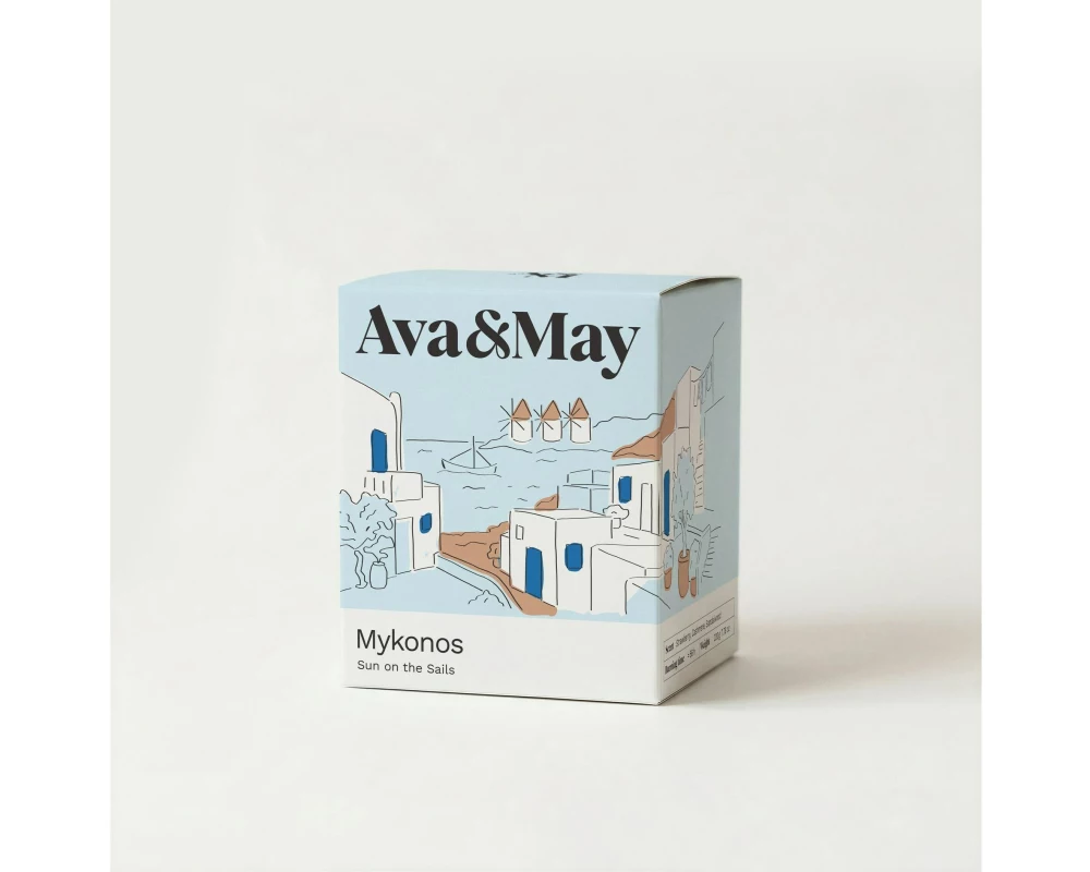 AVA & MAY Duftkerze Mykonos 220 g