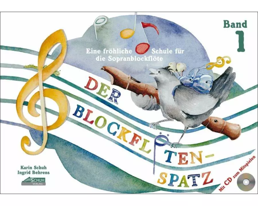 Der Blockflötenspatz (Mit Begleit-CD)
