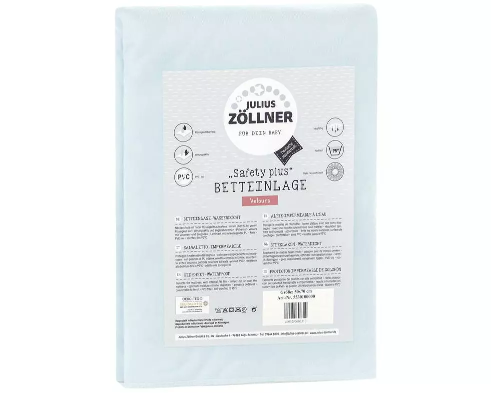Julius Zöllner Fix-Leintuch Safety Plus wasserdicht 40 x 50 cm