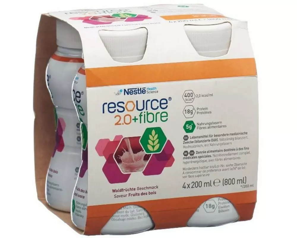 Resource 2.0 Fibre Waldfrüchte 4 x 200 ml