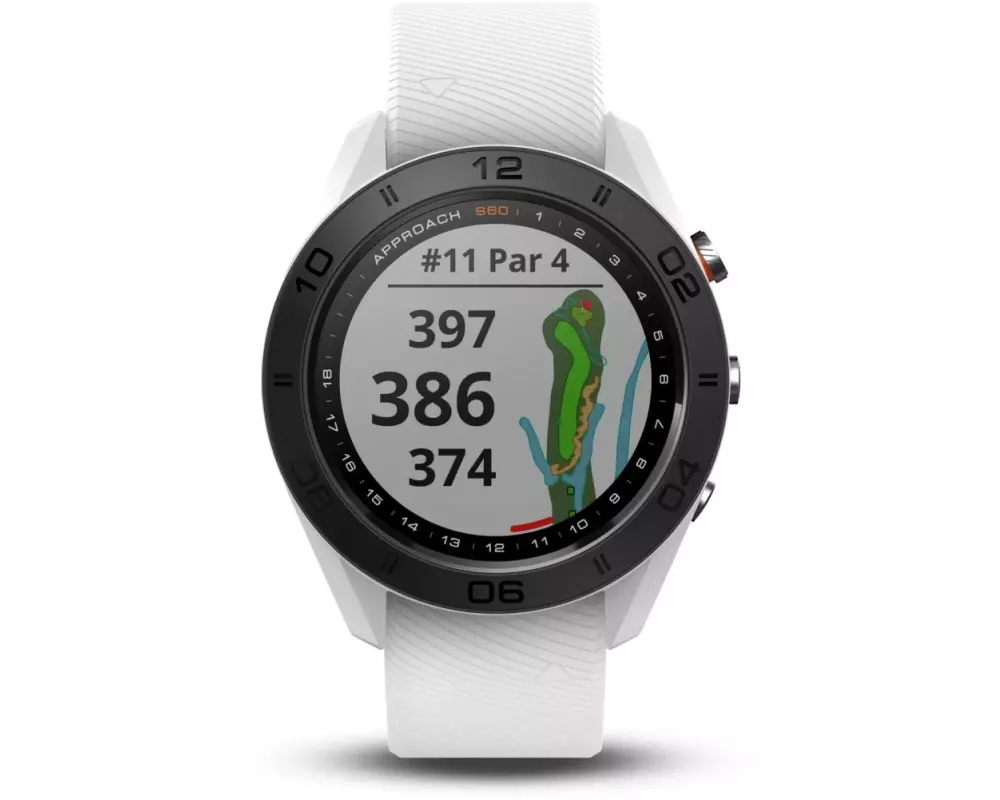 GARMIN GPS-Sportuhr Approach S60 Weiss